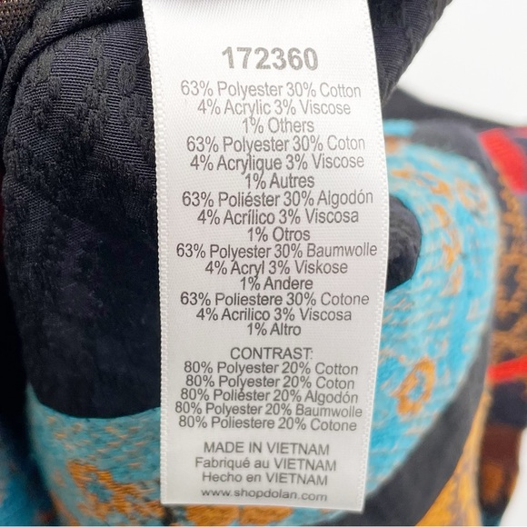 Anthropologie Dolan Left Coast Collection Jacquard Skirt Mixed Print Size Small - Picture 7 of 11